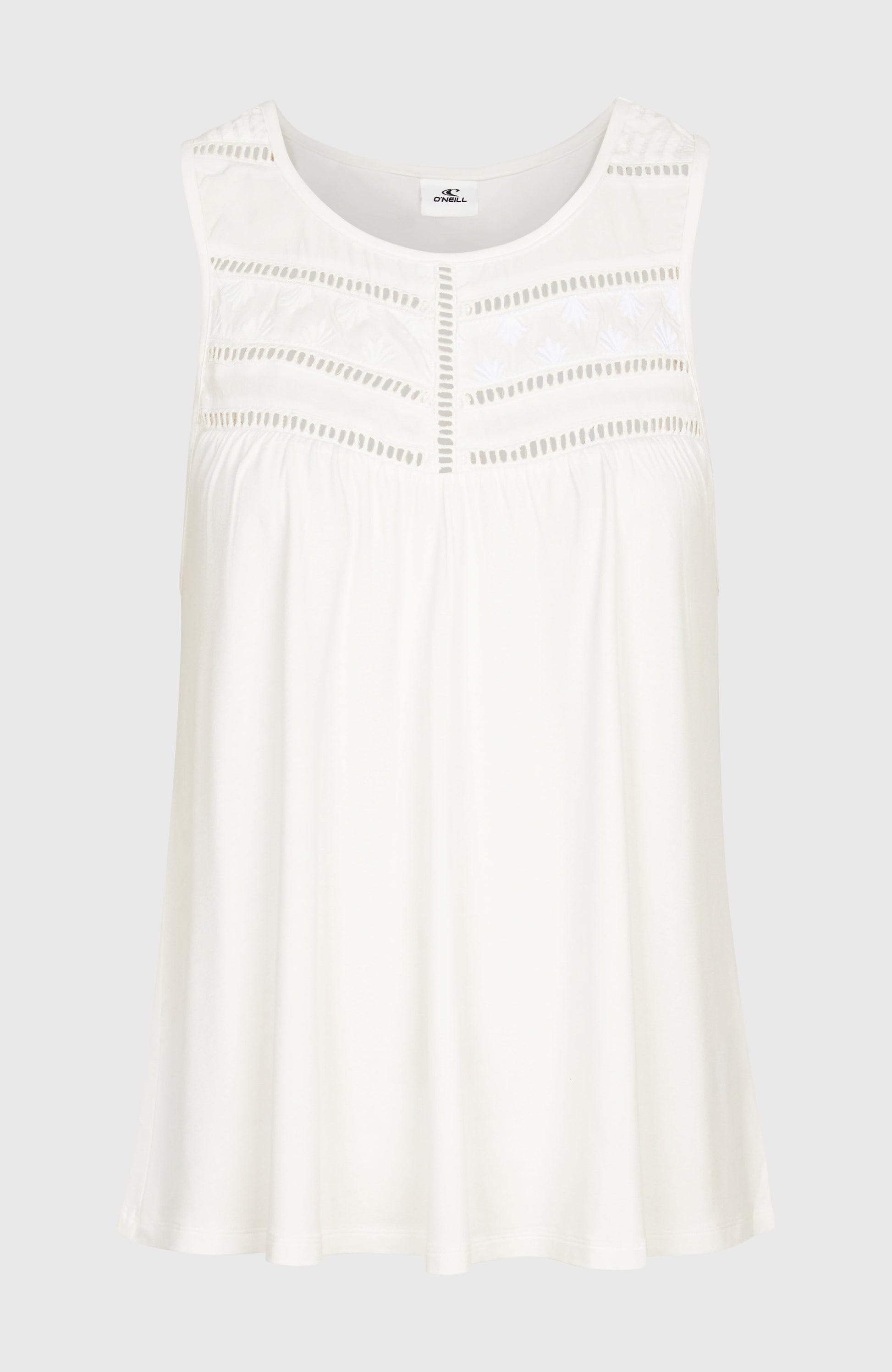 Essentials Tokeena Embroidery Tank Women - Snow White