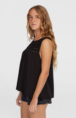 Essentials Tokeena Embroidery Tank Women - Black Out