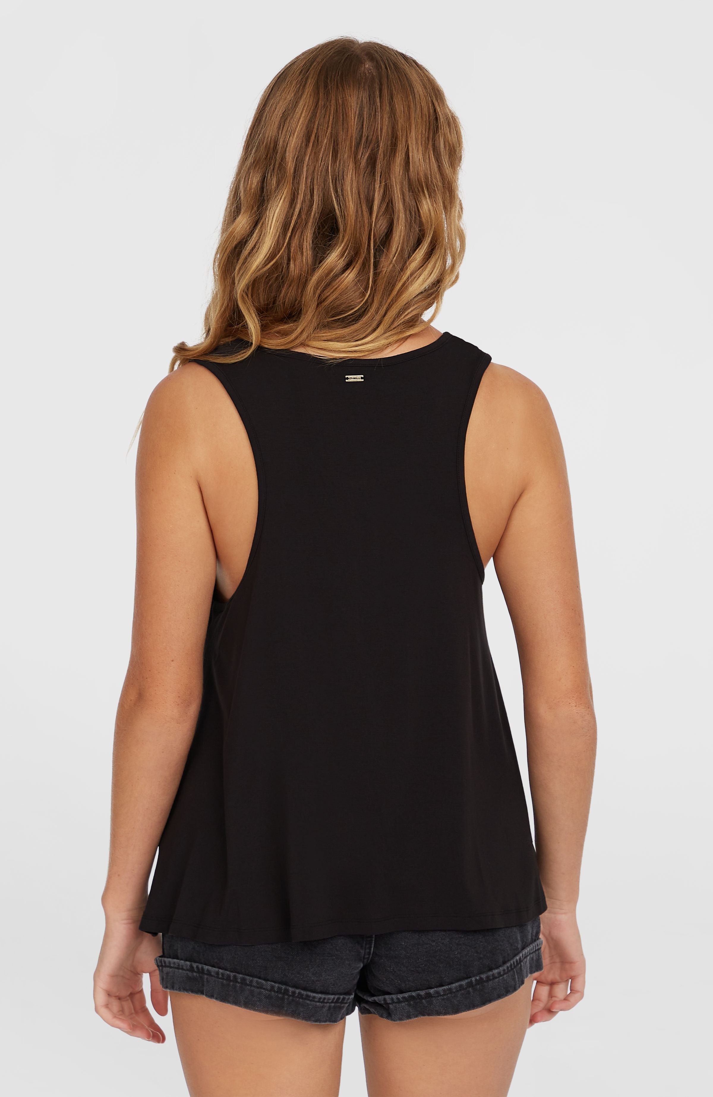 Essentials Tokeena Embroidery Tank Women - Black Out