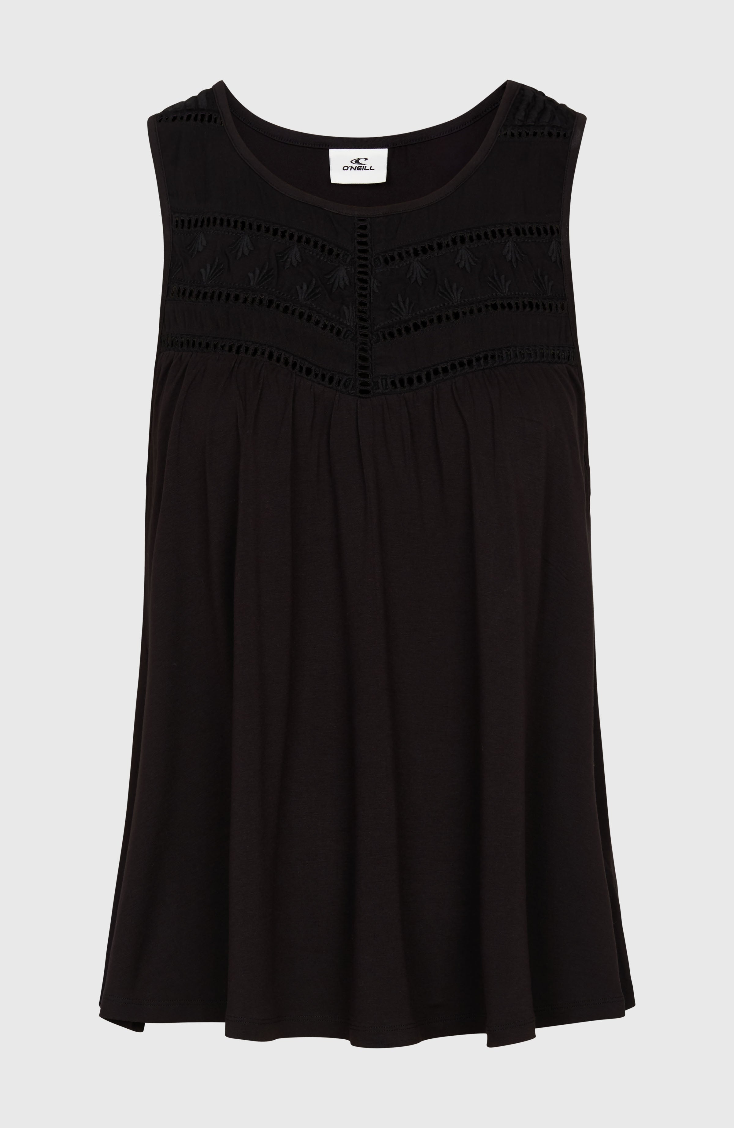Essentials Tokeena Embroidery Tank Women - Black Out