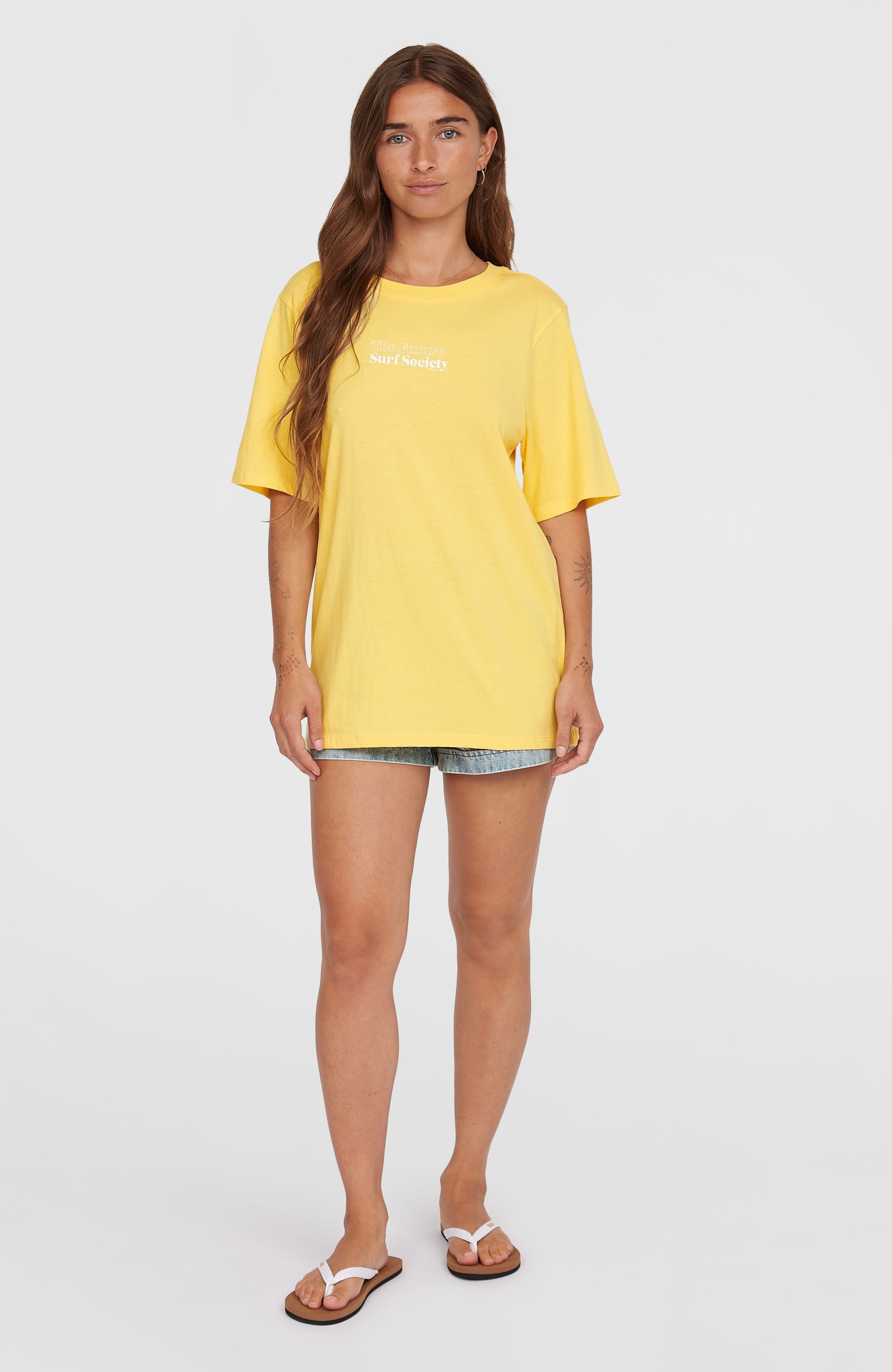 Future Surf Society T-Shirt Women - Tender Buttercup