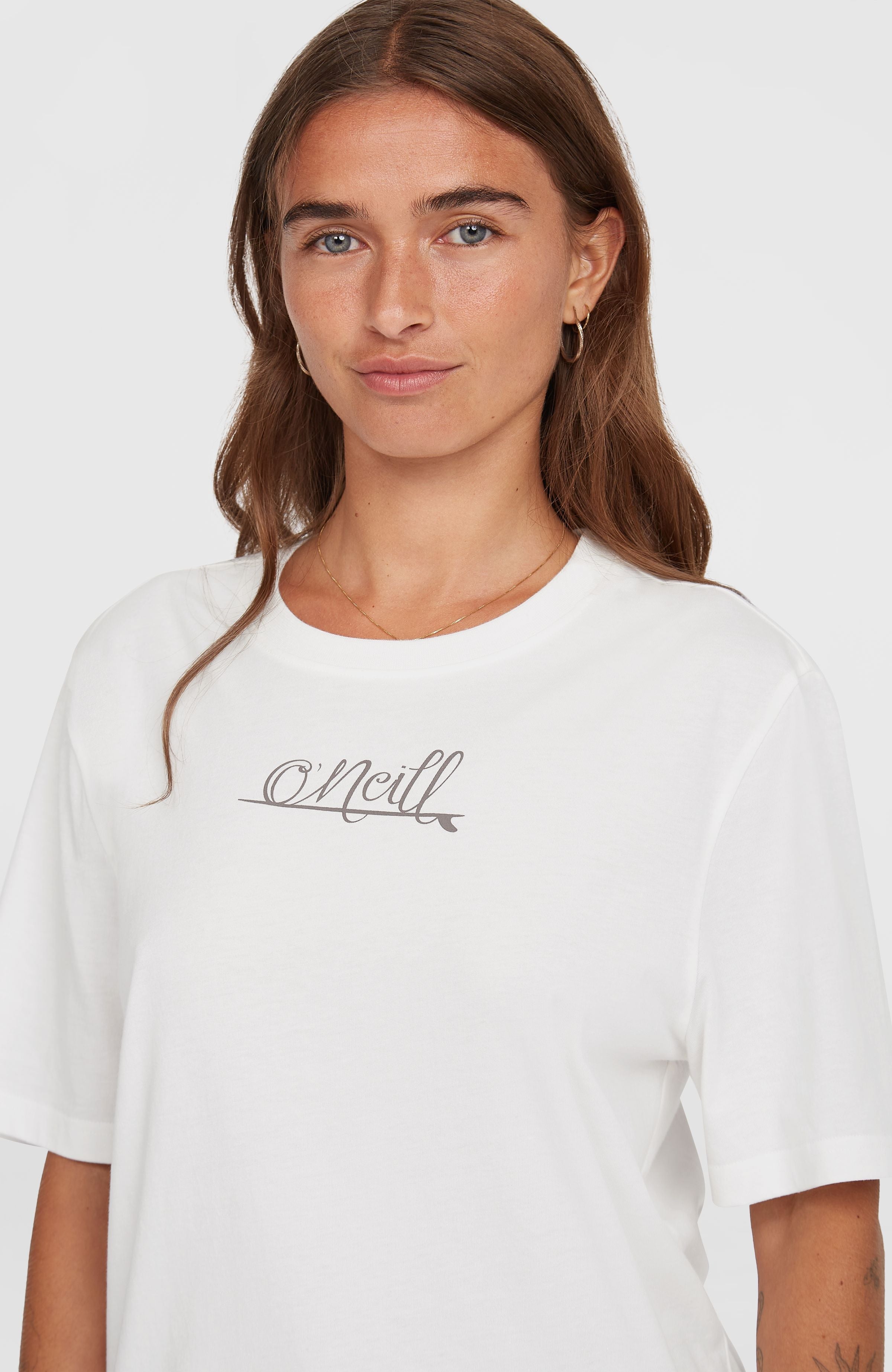 Essentials Script T-Shirt Women - Snow White