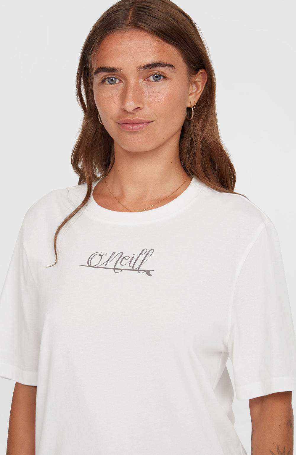 Essentials Script T-Shirt Women - Snow White