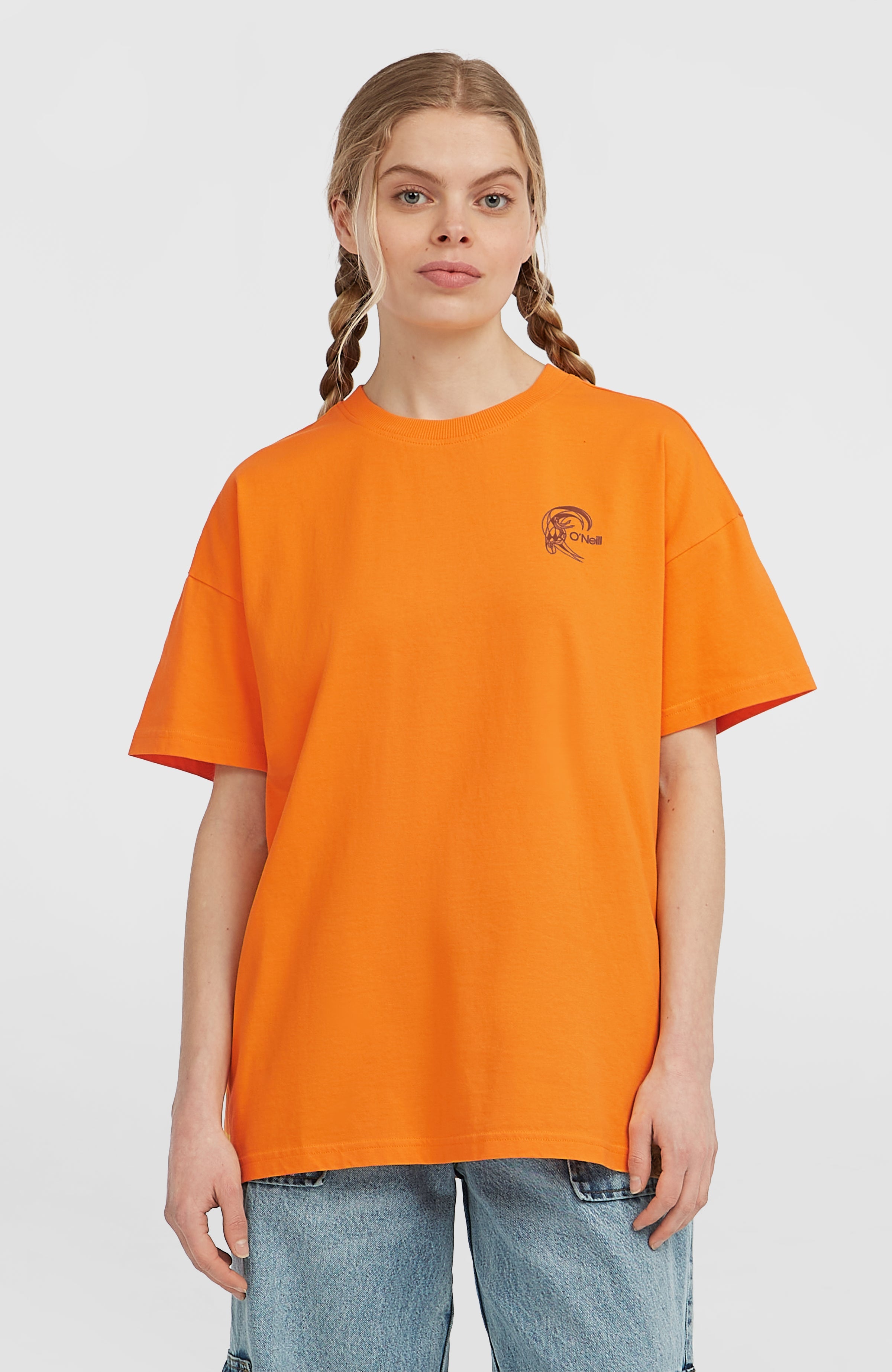 O'Riginals Back-Print T-Shirt Women - Mango Punch