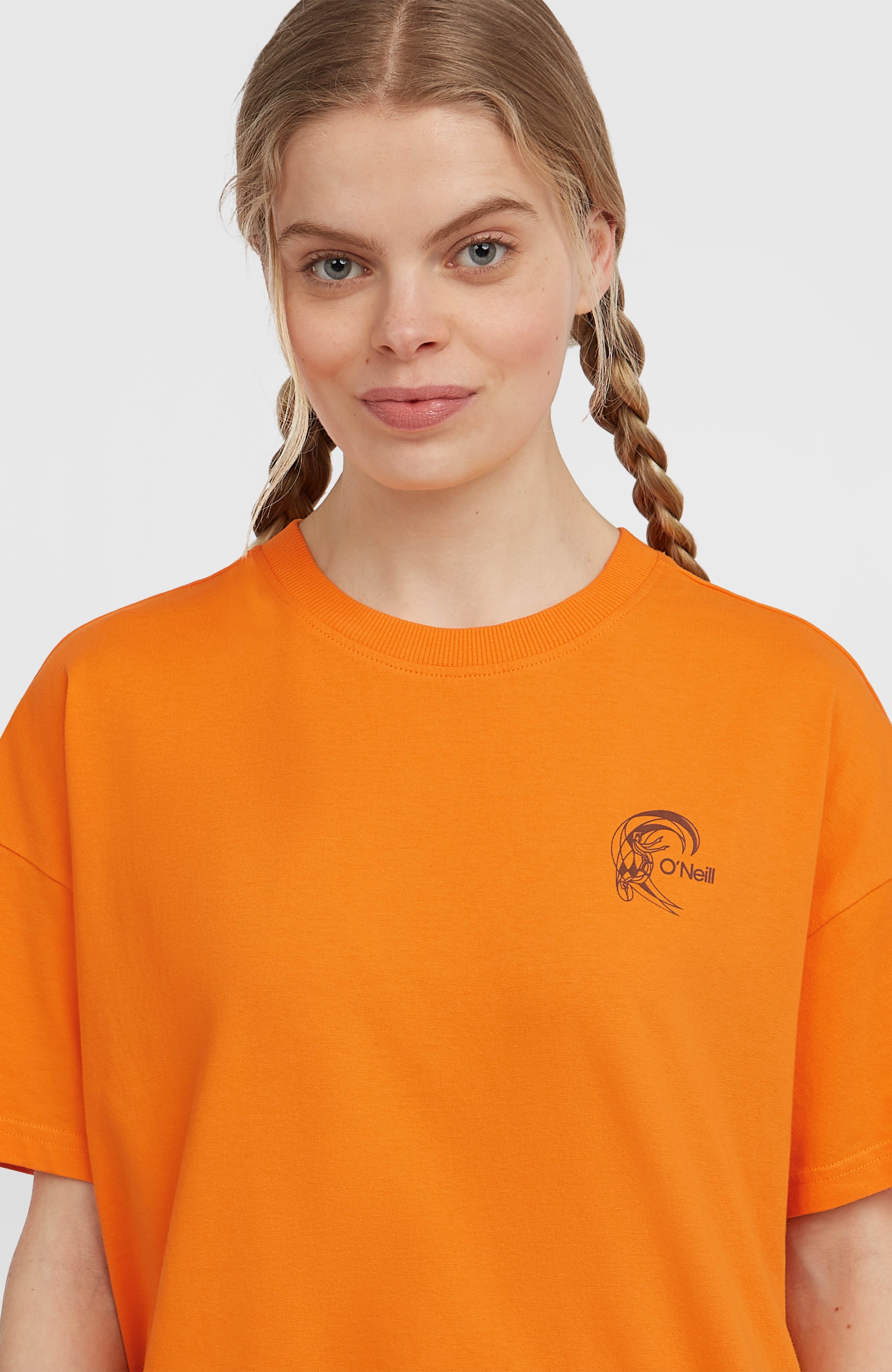 O'Riginals Back-Print T-Shirt Women - Mango Punch