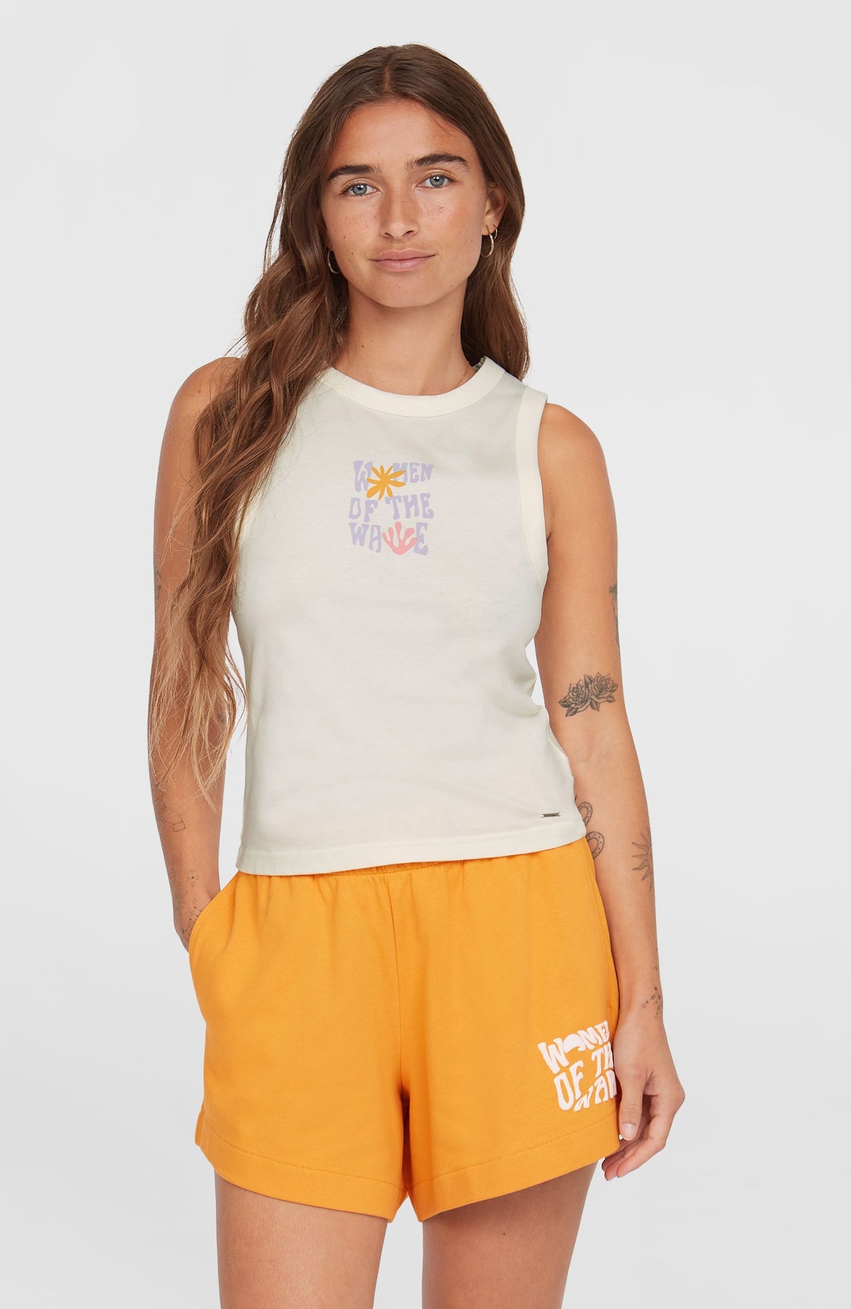 Women of the Wave Tank Top Women - Dusty Vanilla