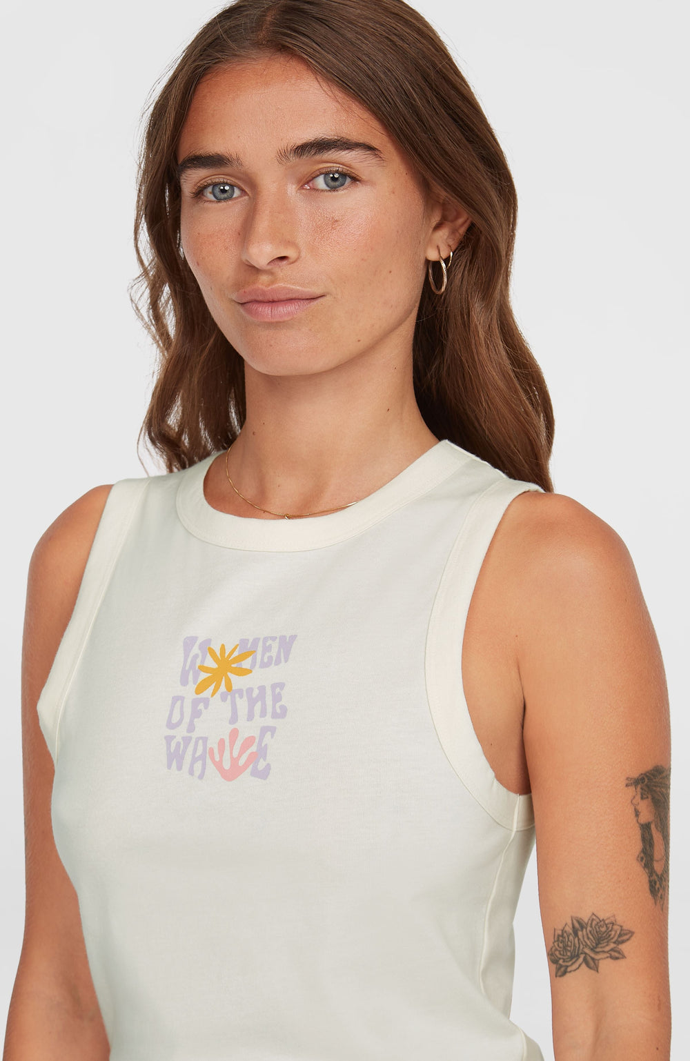 Women of the Wave Tank Top Women - Dusty Vanilla