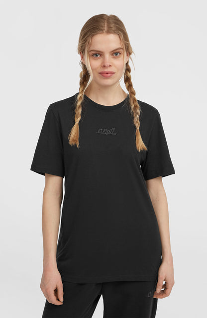 Essentials Script T-Shirt Women - Black Out