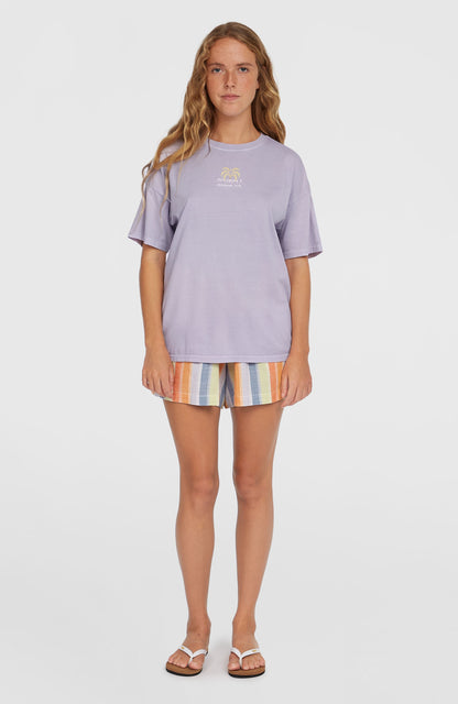 Beach Vintage T-Shirt Women - Purple Gleam