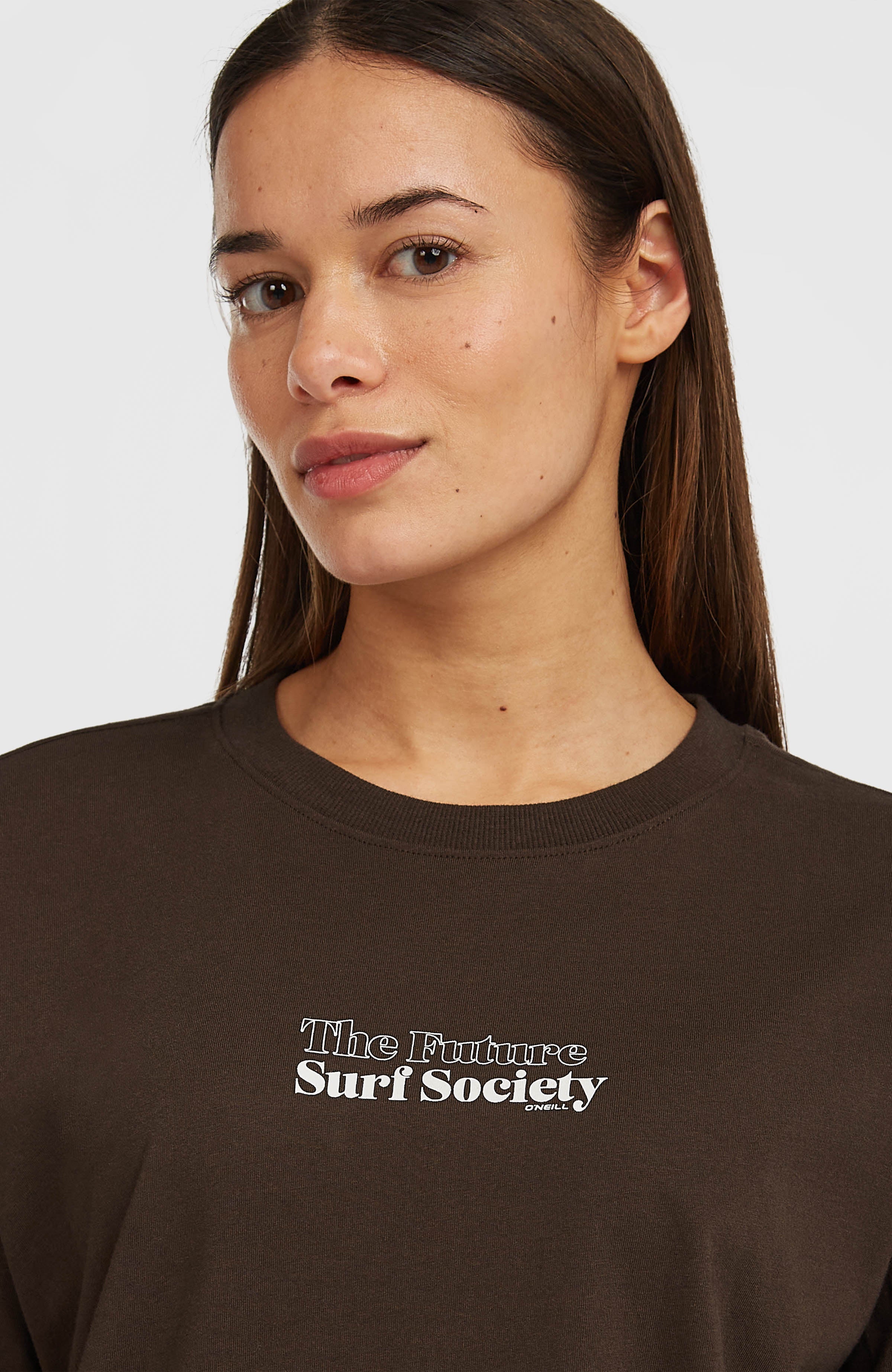Future Surf Society T-Shirt Women - Coffee Bean
