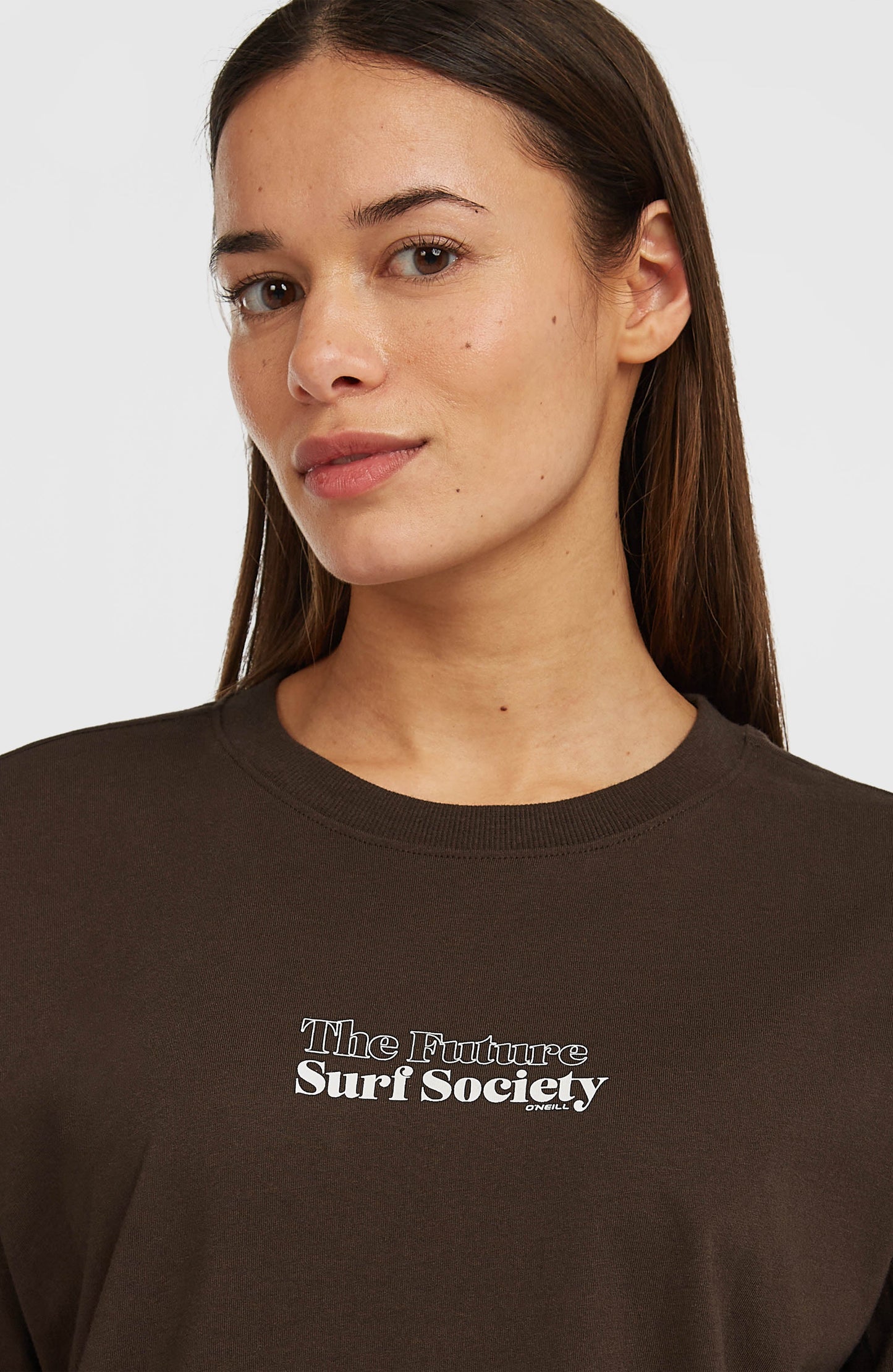 Future Surf Society T-Shirt Women - Coffee Bean