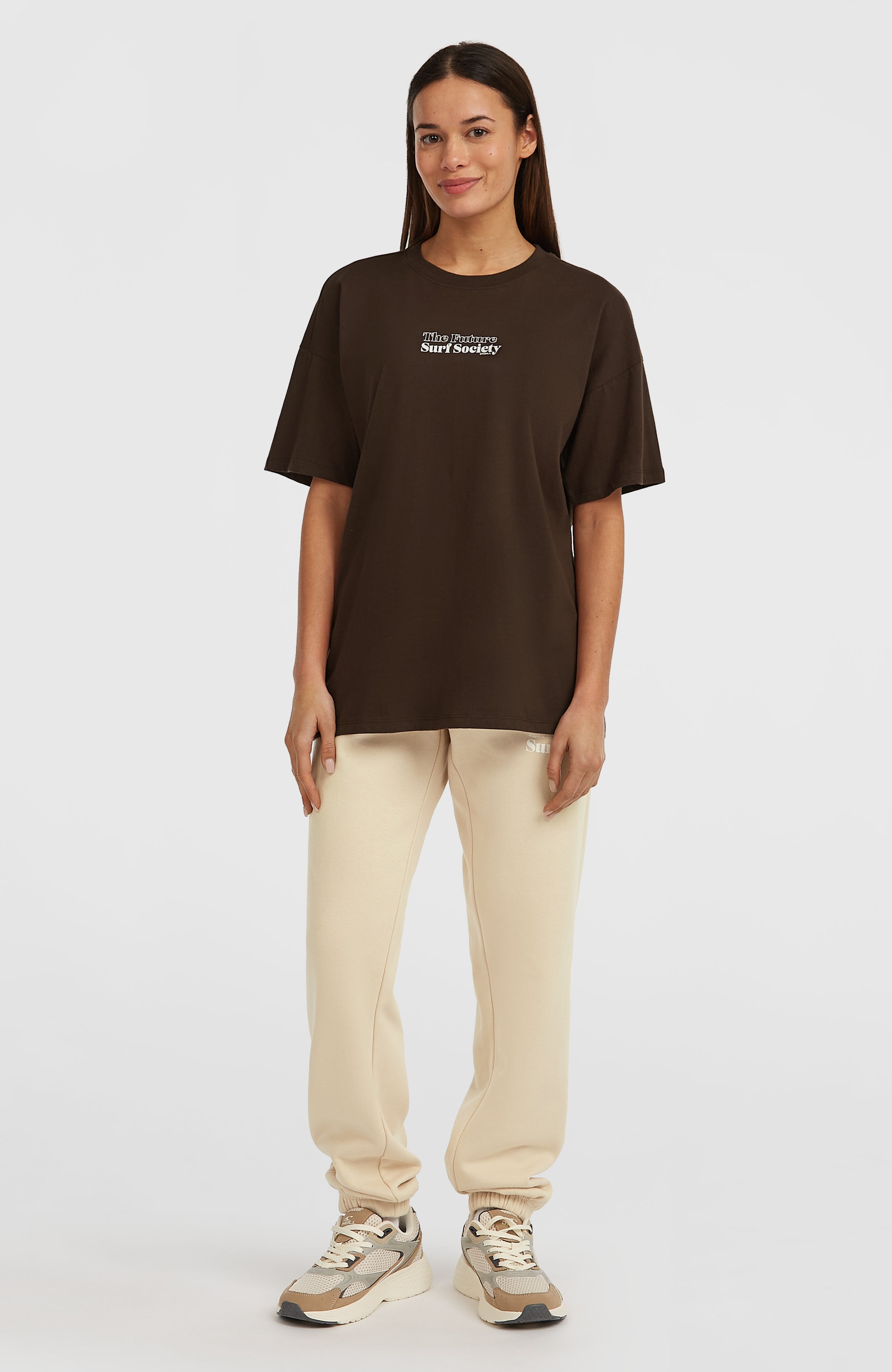 Future Surf Society T-Shirt Women - Coffee Bean