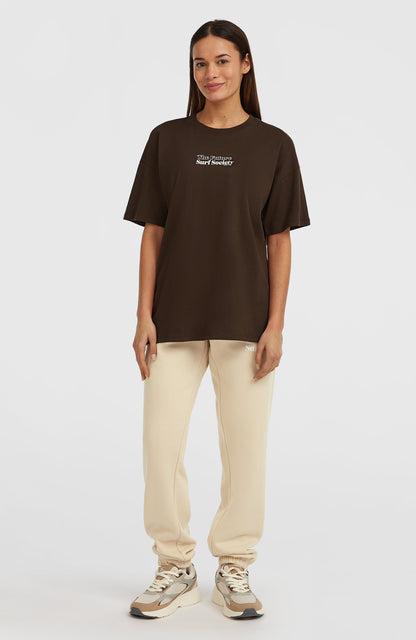 Future Surf Society T-Shirt Women - Coffee Bean