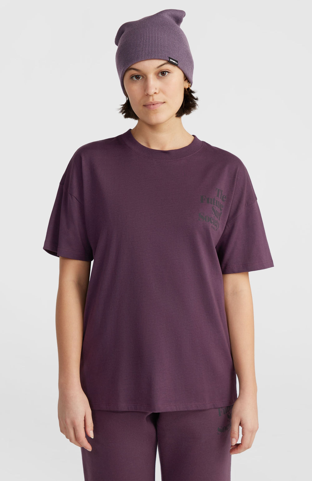 Future Surf Society T-Shirt Women - Aubergine