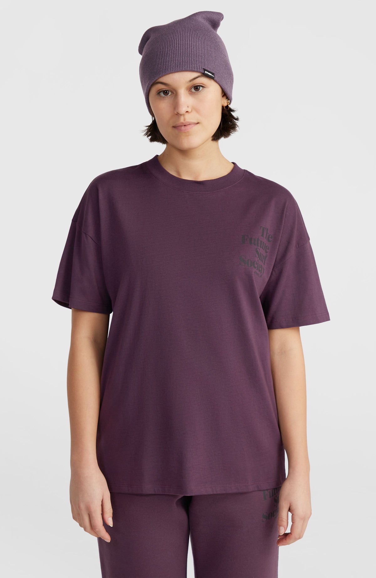 Future Surf Society T-Shirt Women - Aubergine