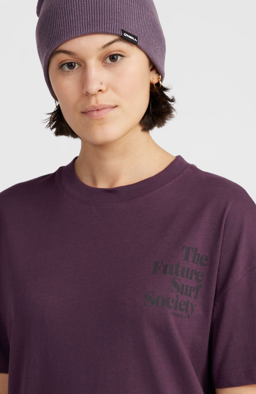 Future Surf Society T-Shirt Women - Aubergine