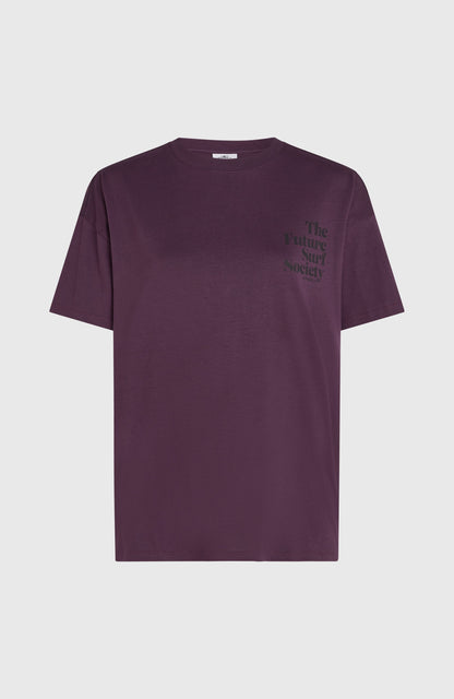 Future Surf Society T-Shirt Women - Aubergine