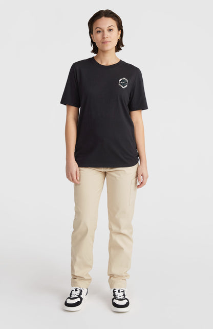 Chest Graphic T-Shirt Women - Black Out