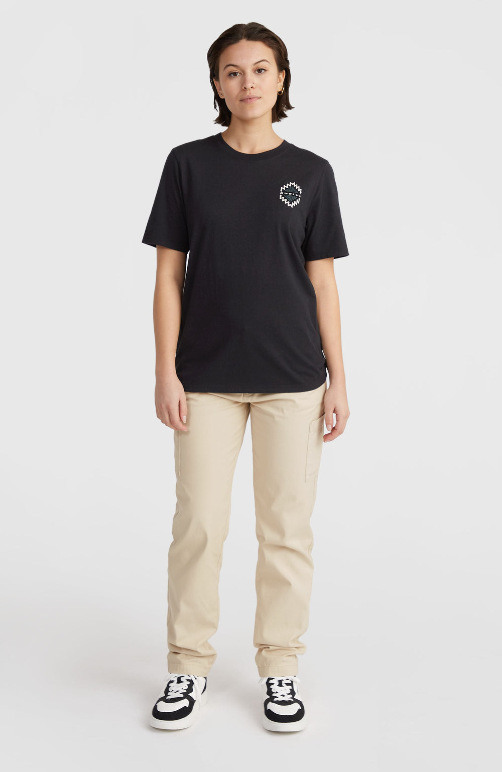 Chest Graphic T-Shirt Women - Black Out