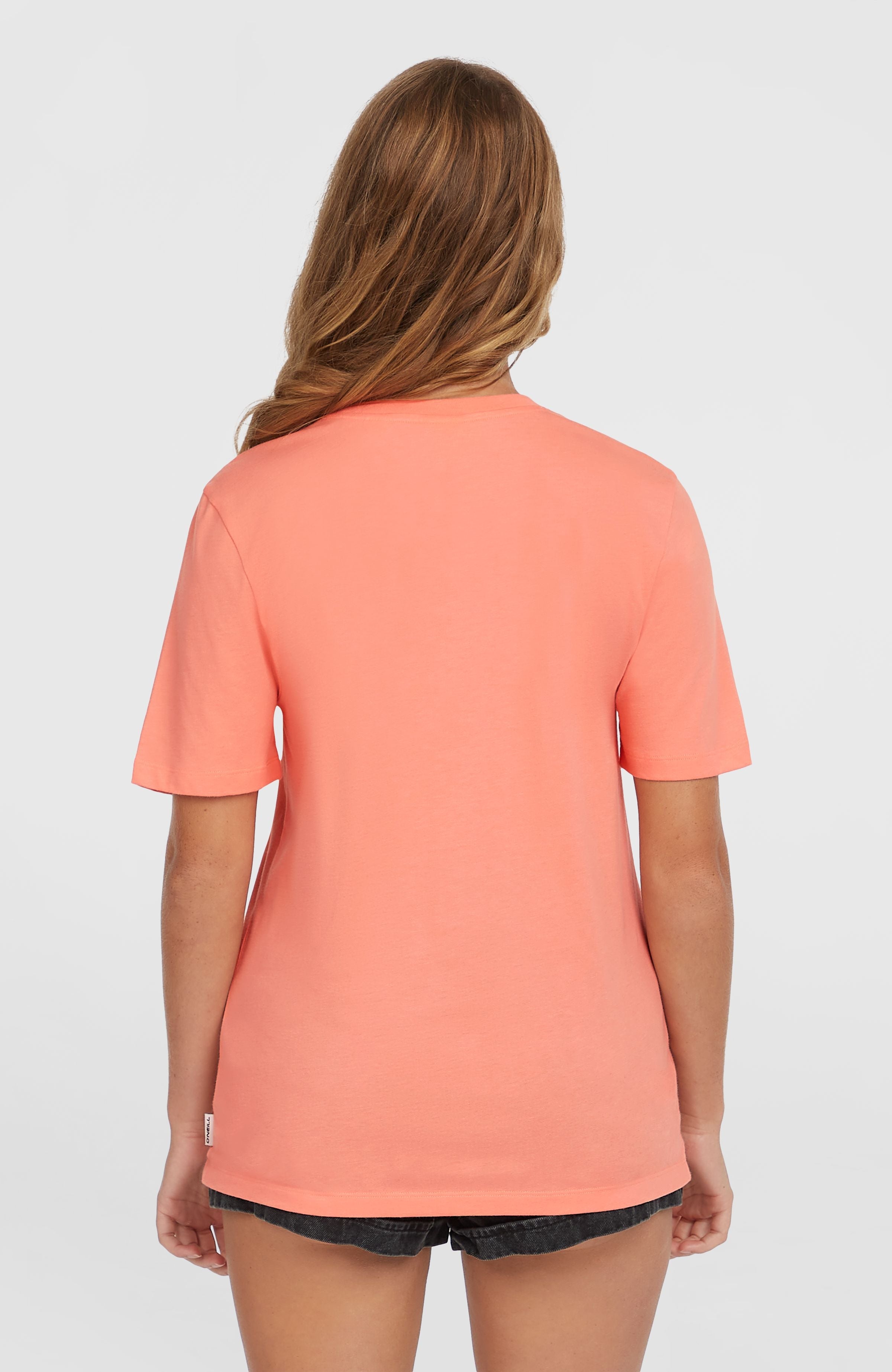 Essentials Script T-Shirt Women - Coral Pink