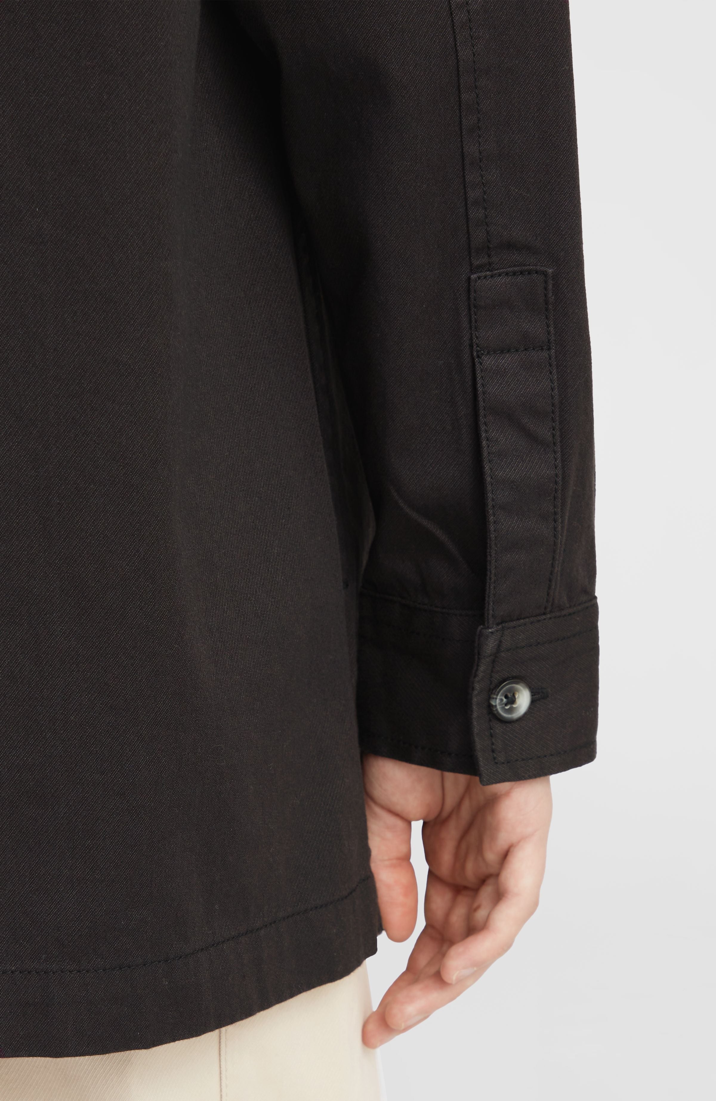 Twill Overshirt Women - Black Out