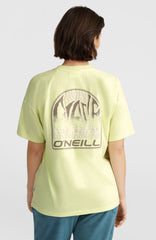 Back Graphic T-Shirt Women - Lime Wash