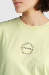 Back Graphic T-Shirt Women - Lime Wash