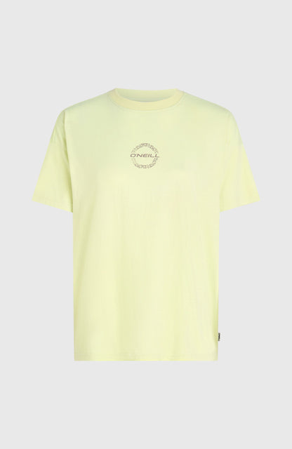 Back Graphic T-Shirt Women - Lime Wash