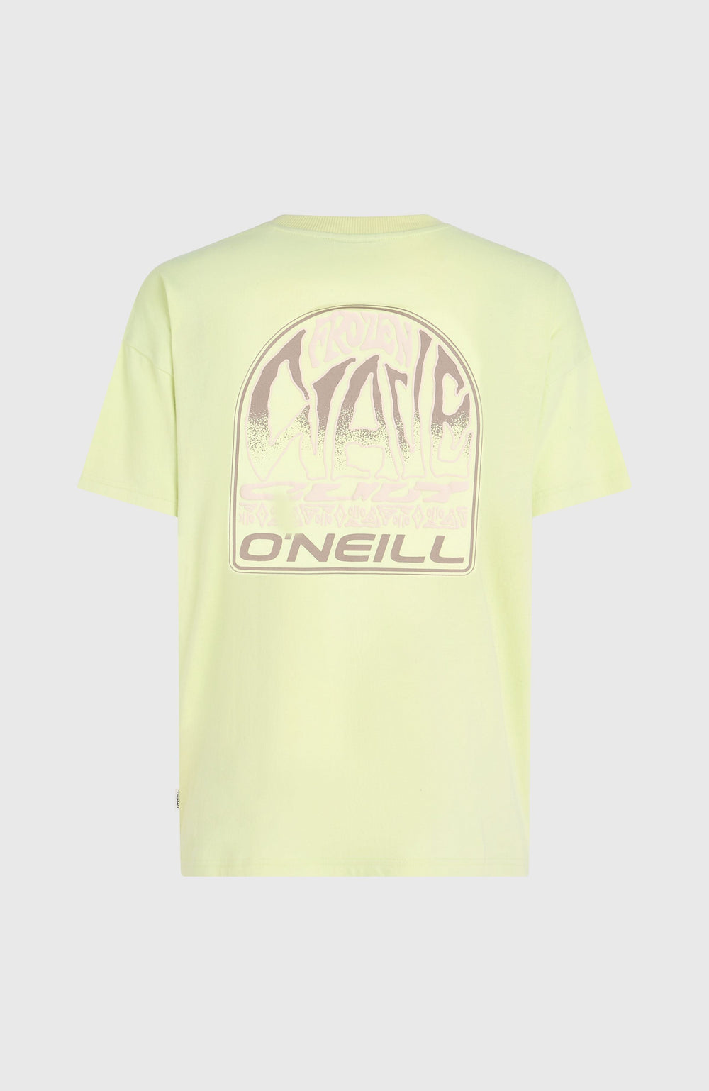 Back Graphic T-Shirt Women - Lime Wash