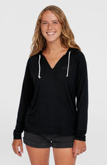 Essentials Long Sleeve Hoodie Women - Black Out
