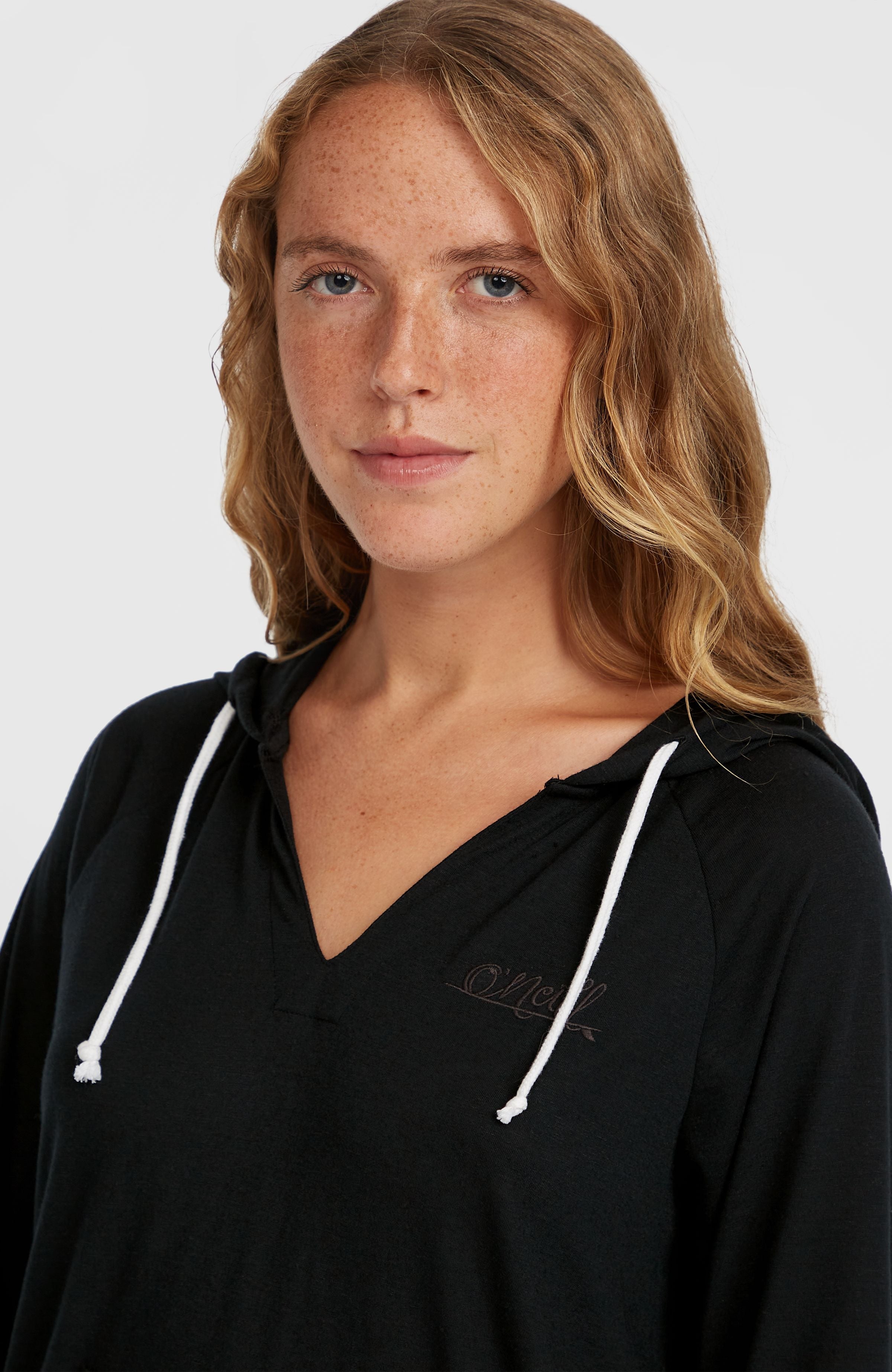 Essentials Long Sleeve Hoodie Women - Black Out