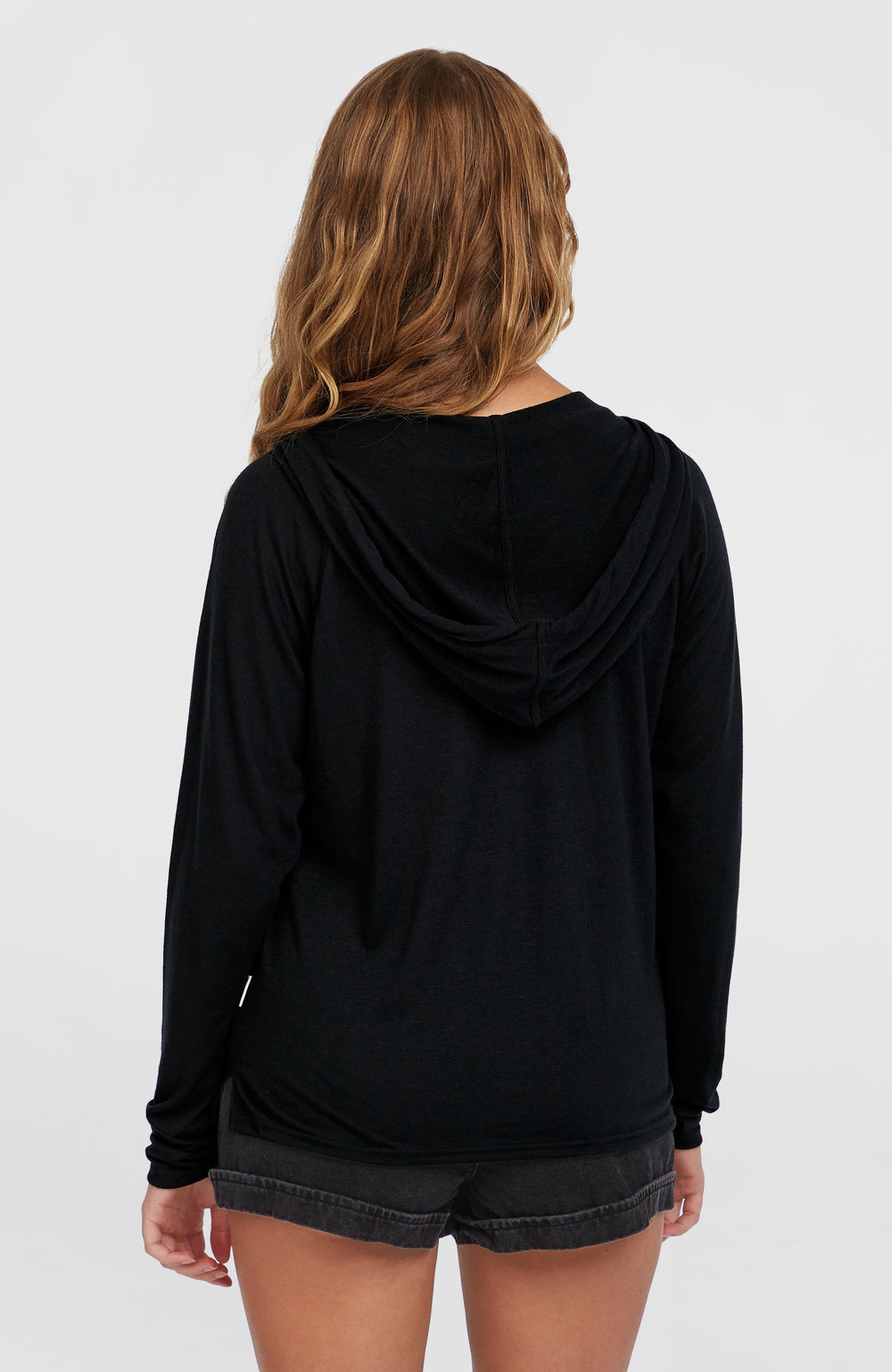 Essentials Long Sleeve Hoodie Women - Black Out