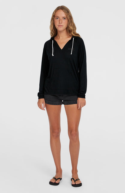 Essentials Long Sleeve Hoodie Women - Black Out