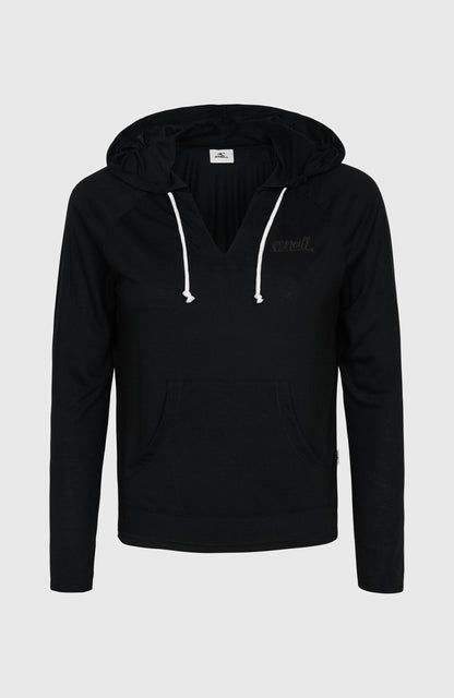 Essentials Long Sleeve Hoodie Women - Black Out