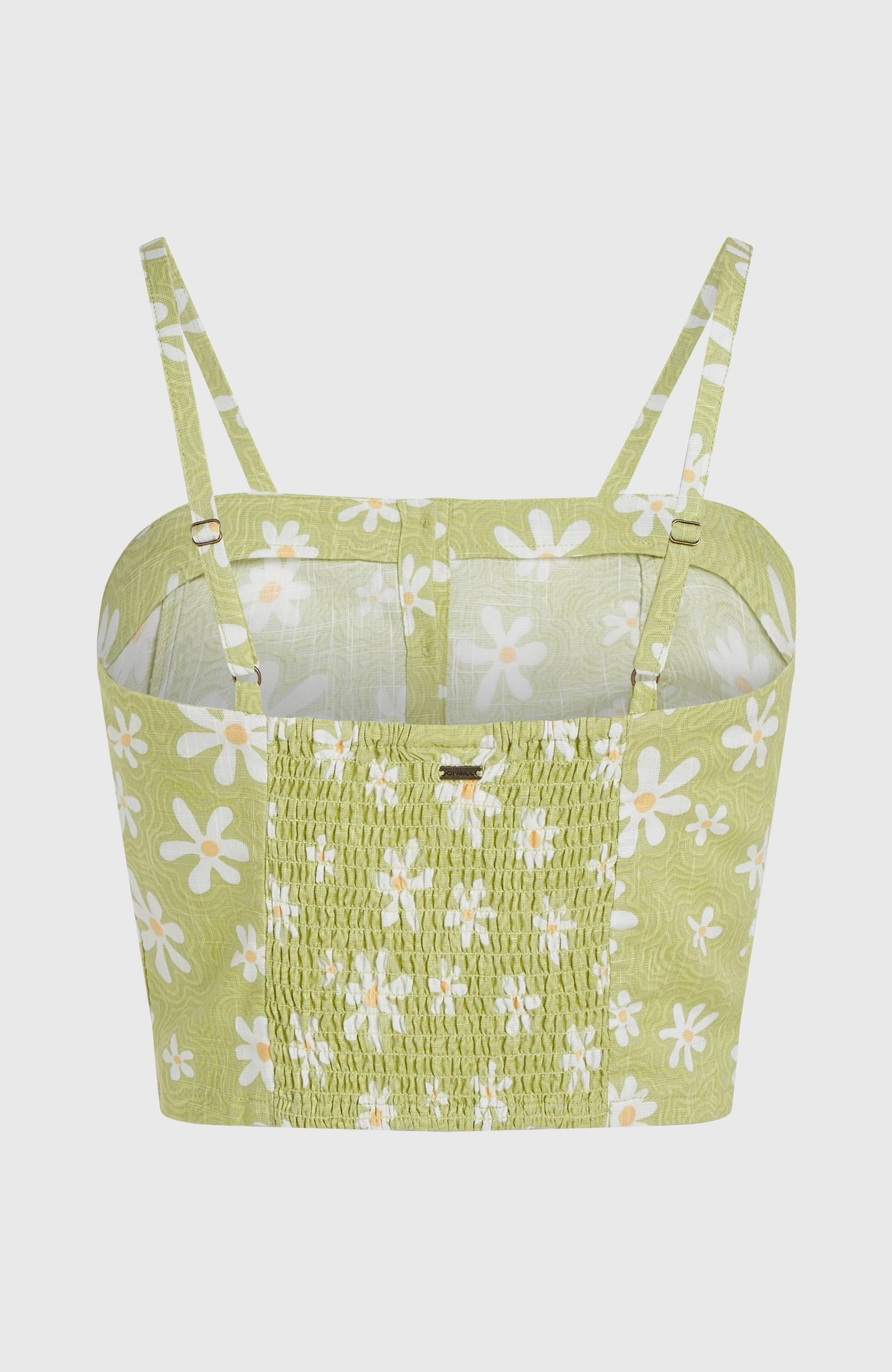 Beach Vintage Cropped Top Women - Green Daisyline