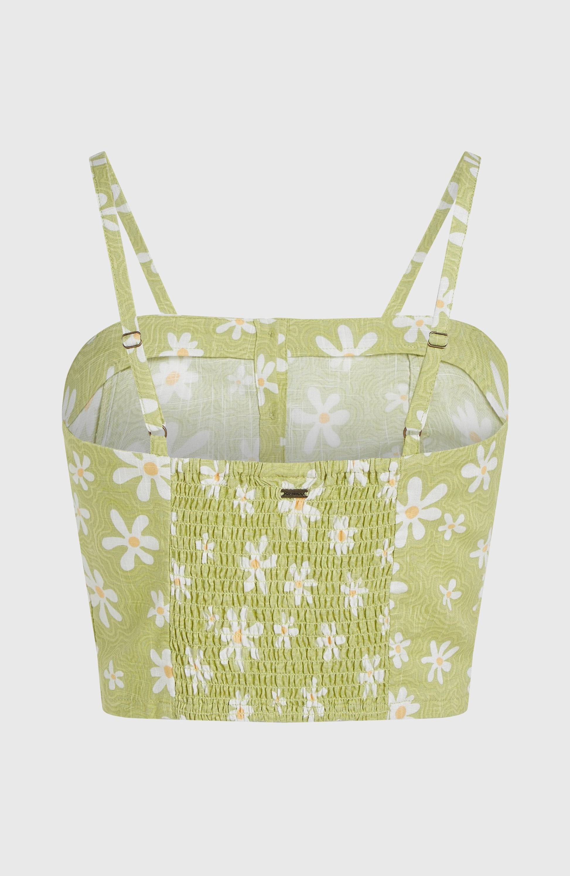 Beach Vintage Cropped Top Women - Green Daisyline