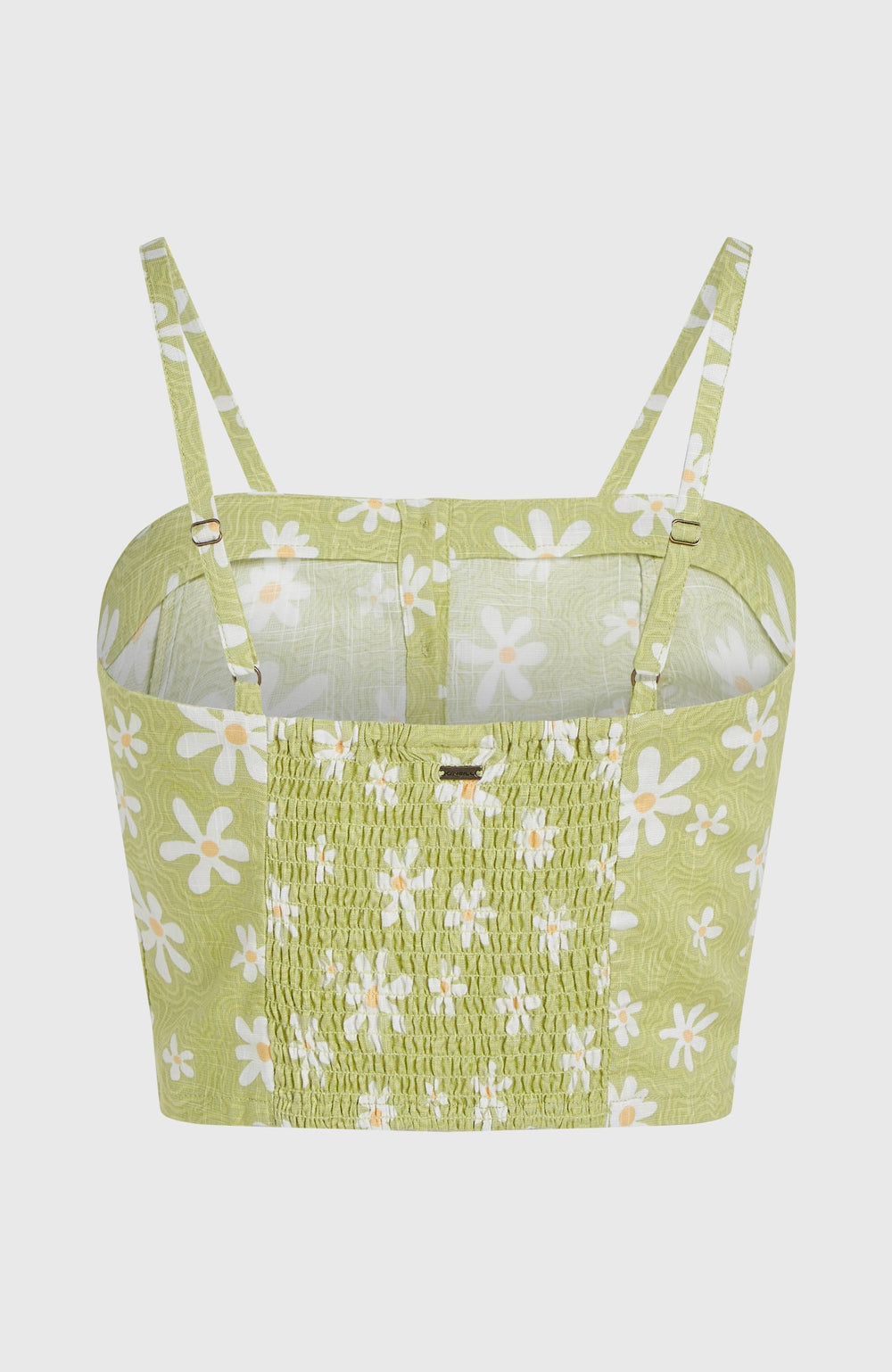 Beach Vintage Cropped Top Women - Green Daisyline