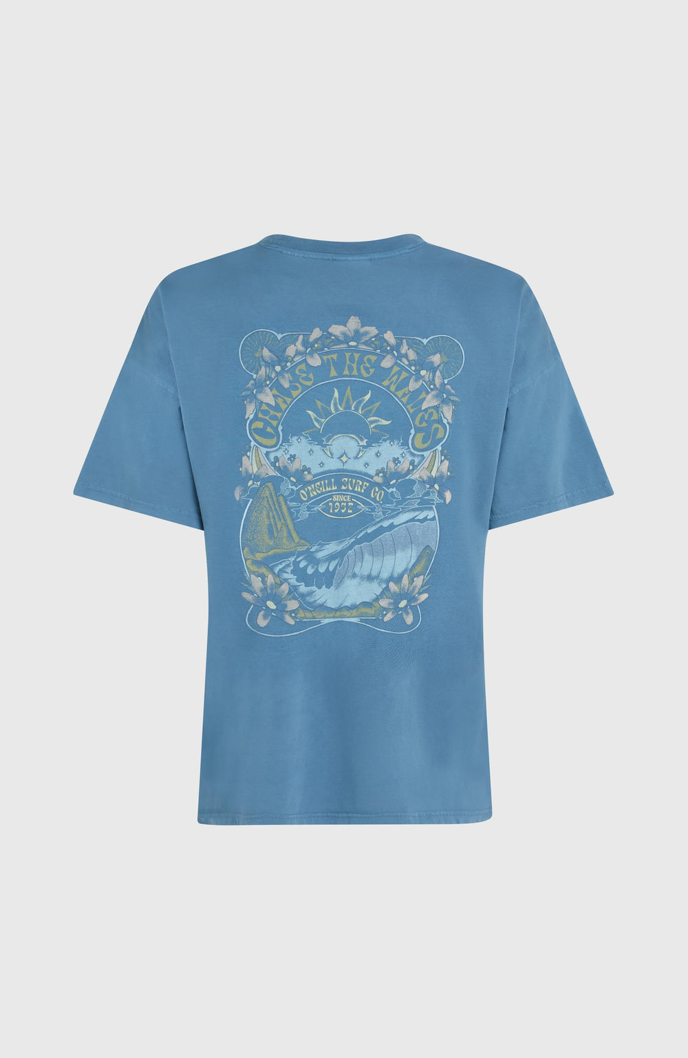 Beach Vintage T-Shirt Women - Copen Blue