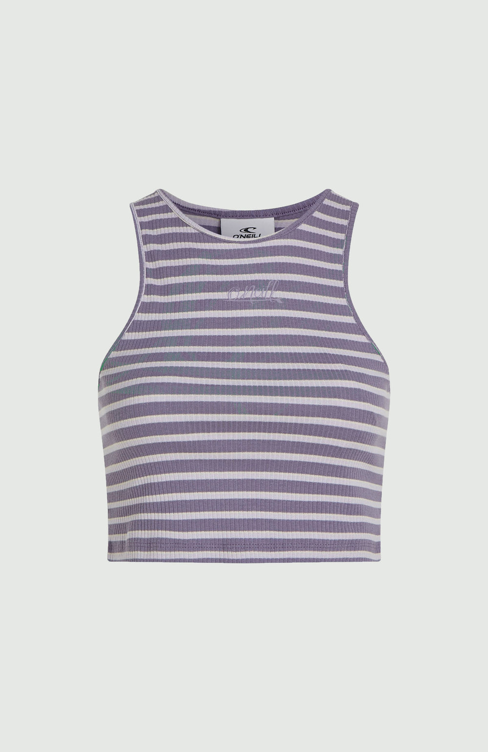 Jess Rib Tanktop Women - Purple Yarn Dye Stripe