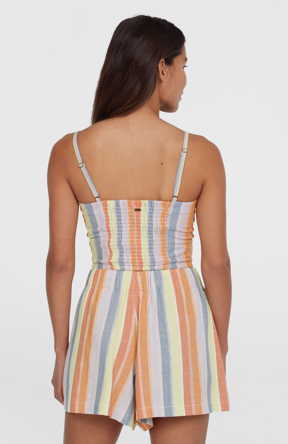 Beach Vintage Cropped Top Women - Vintage Stripe