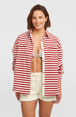 O'Riginals Superfleece Shirt Women - White/Red Originals Stripe