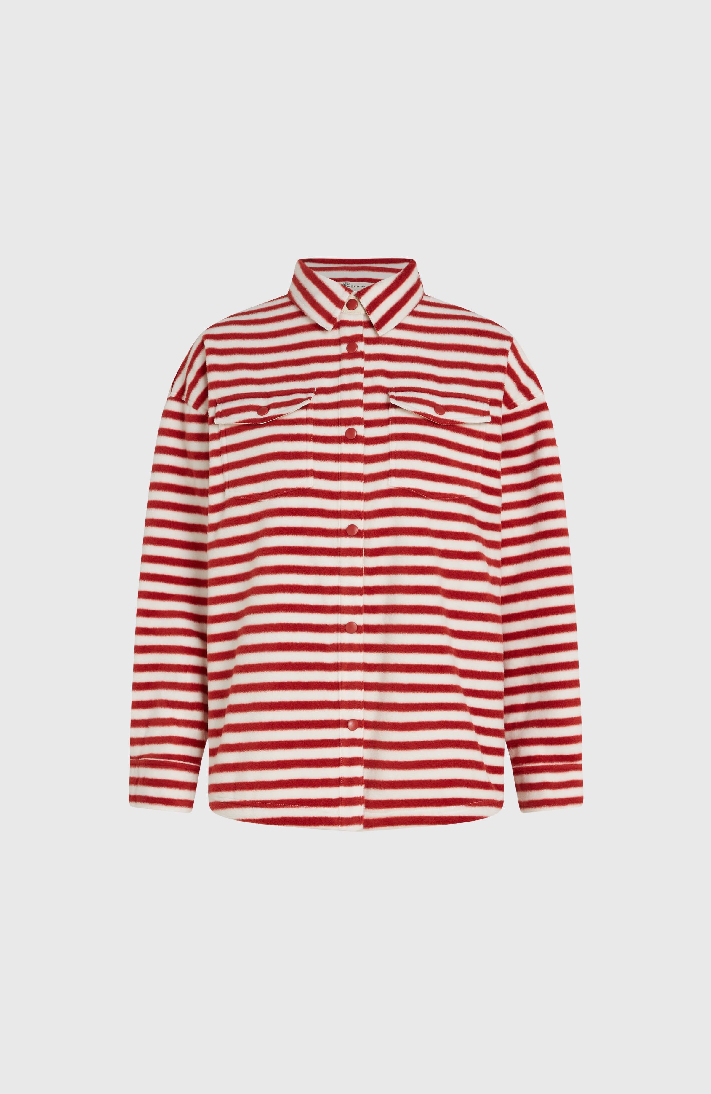 O'Riginals Superfleece Shirt Women - White/Red Originals Stripe