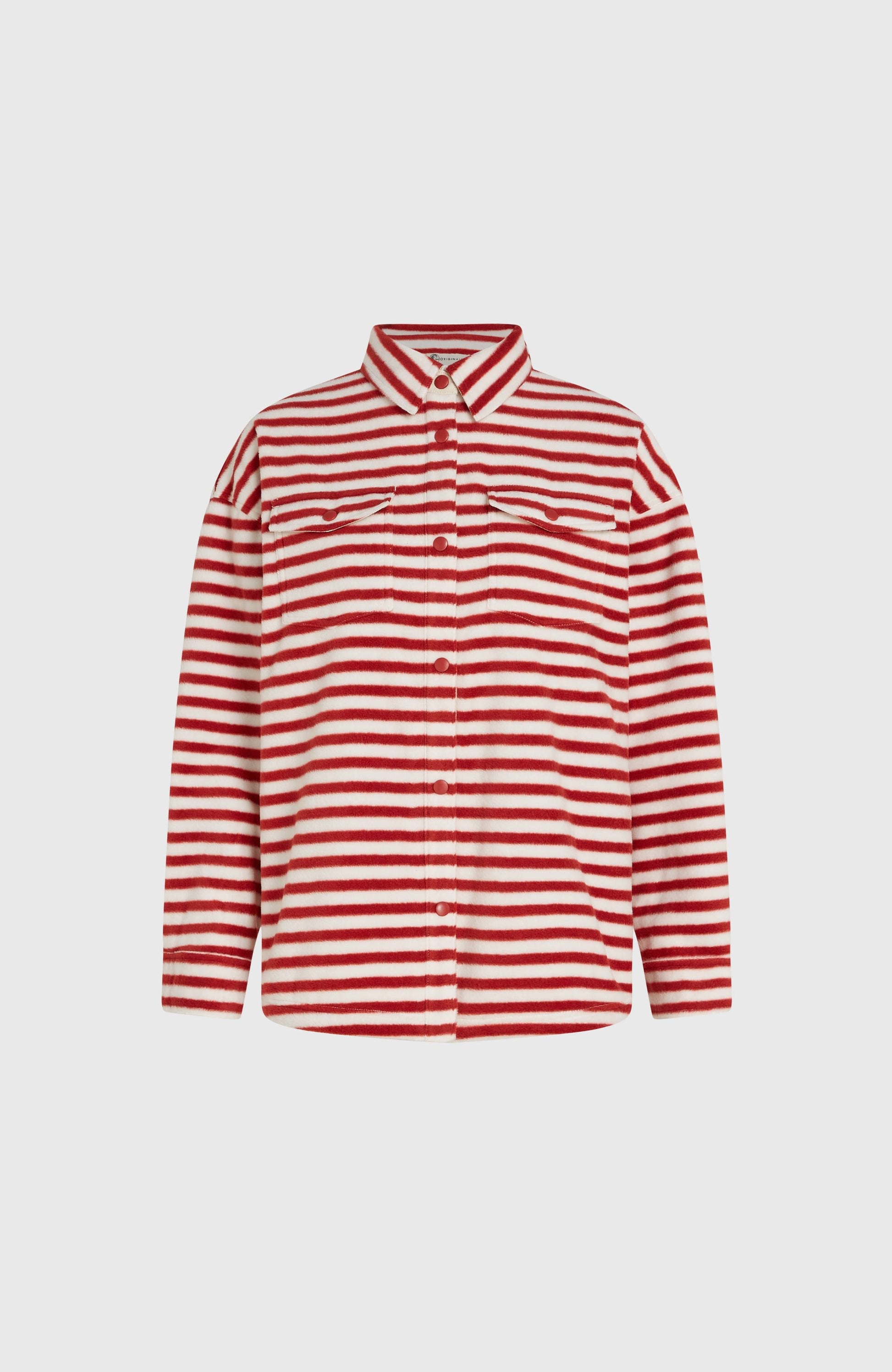 O'Riginals Superfleece Shirt Women - White/Red Originals Stripe