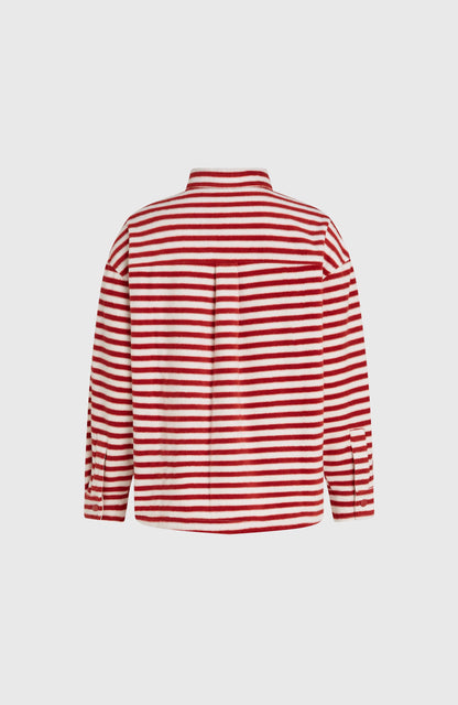 O'Riginals Superfleece Shirt Women - White/Red Originals Stripe
