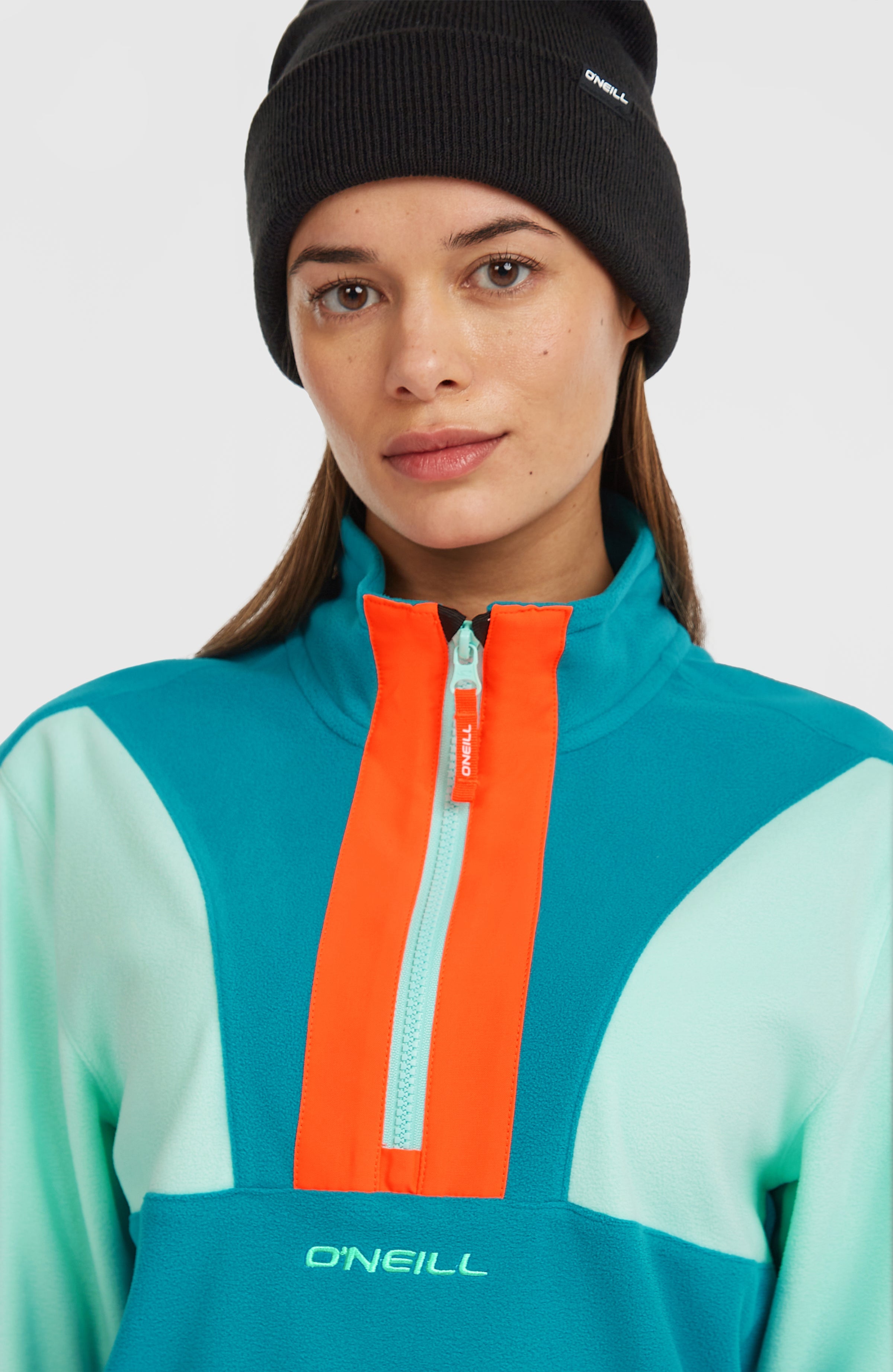 FWC'Cruz Triple Polartec® Half-Zip Fleece Women - Retro Mint Colour Block