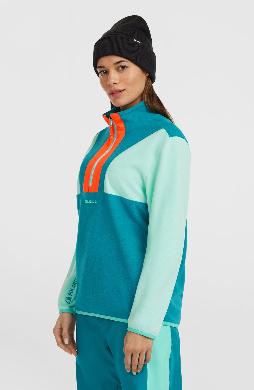 FWC'Cruz Triple Polartec® Half-Zip Fleece Women - Retro Mint Colour Block