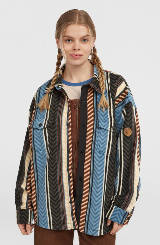 O'Riginals Superfleece Shirt Women - Blue Vintage O'Neill Stripe