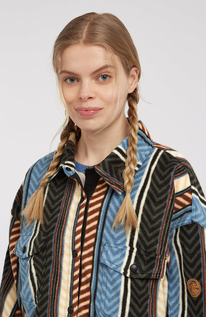 O'Riginals Superfleece Shirt Women - Blue Vintage O'Neill Stripe