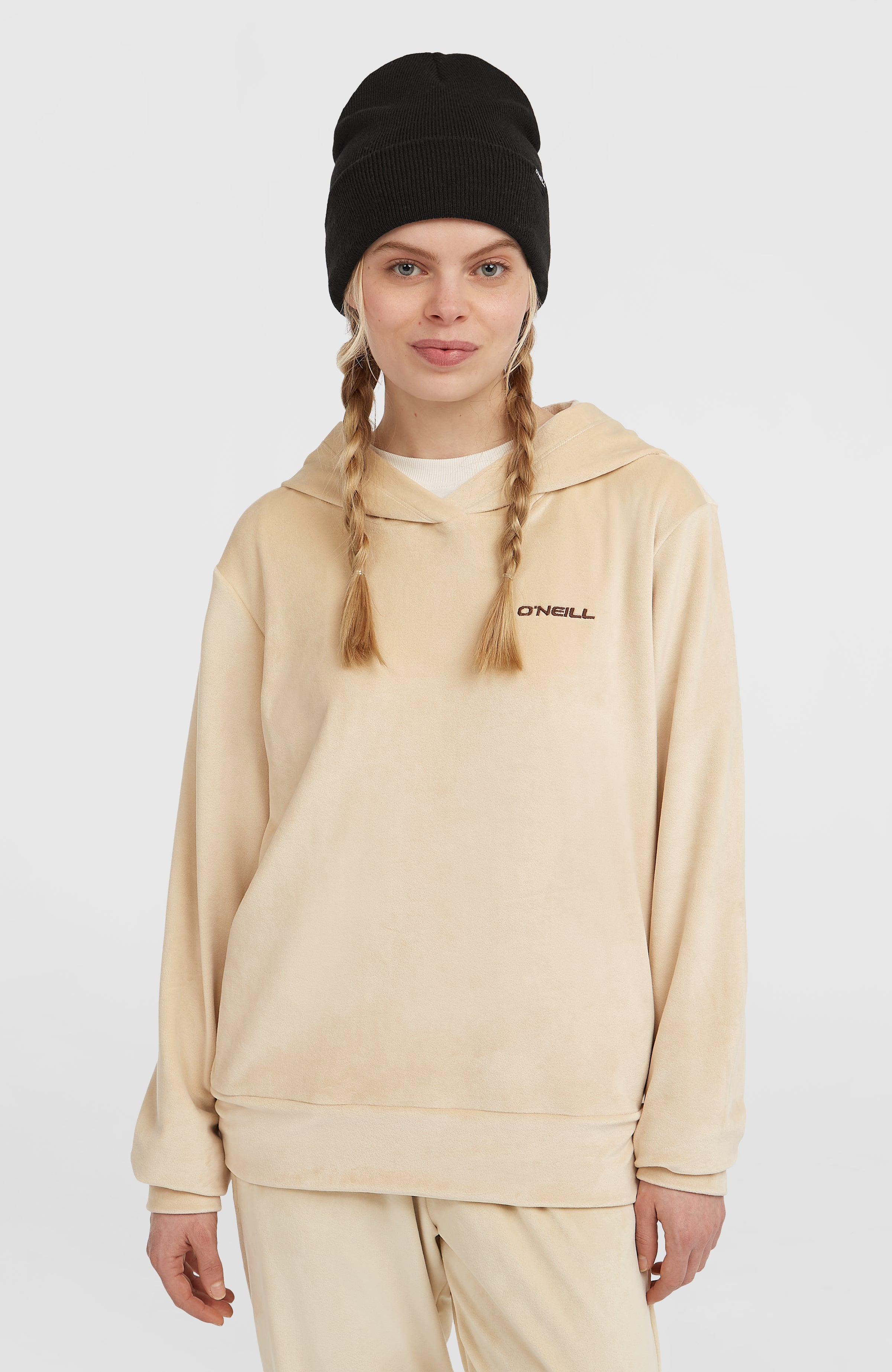 FWC'Cruz Velour Hoodie Women - Macaron