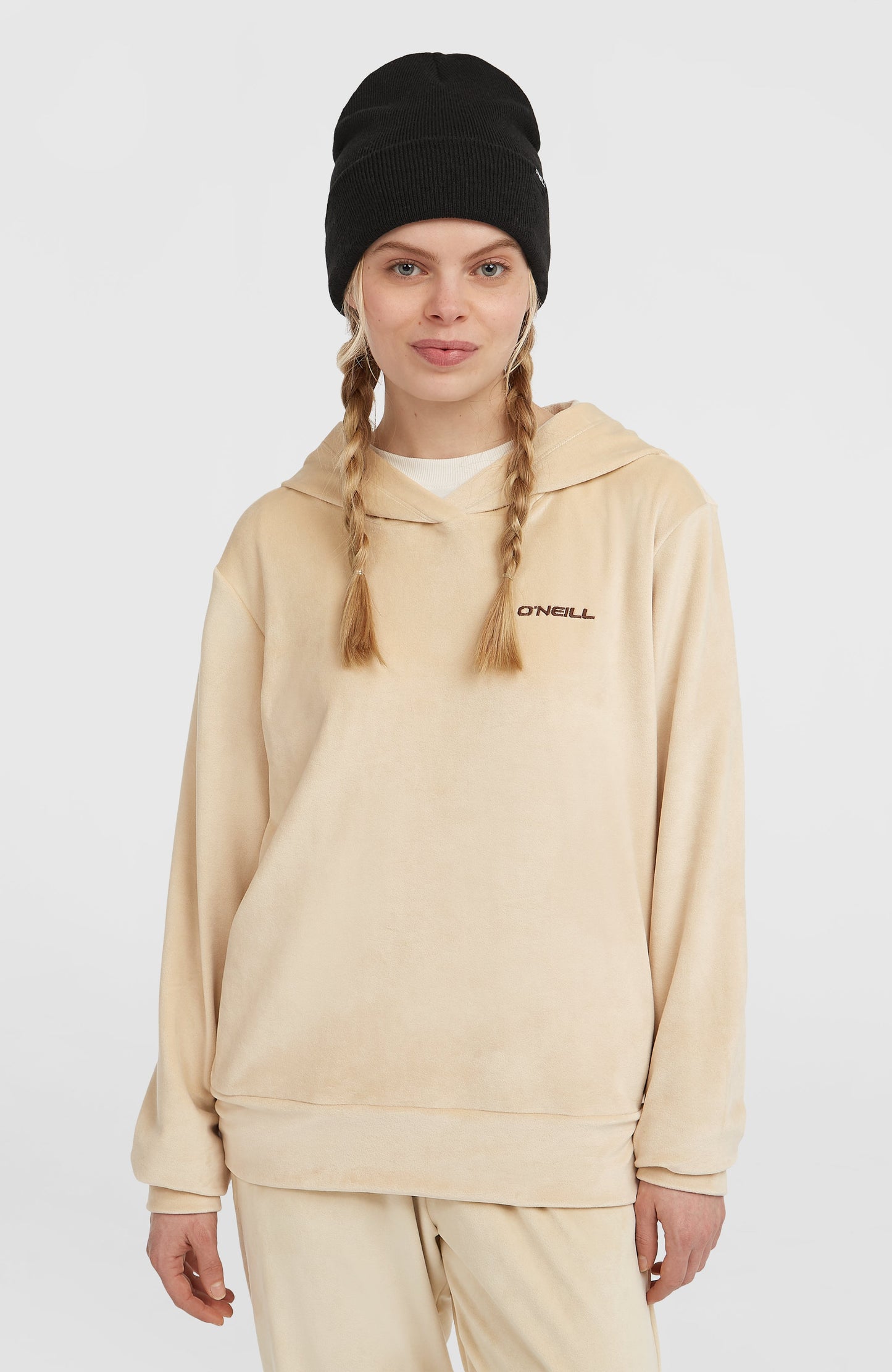 FWC'Cruz Velour Hoodie Women - Macaron